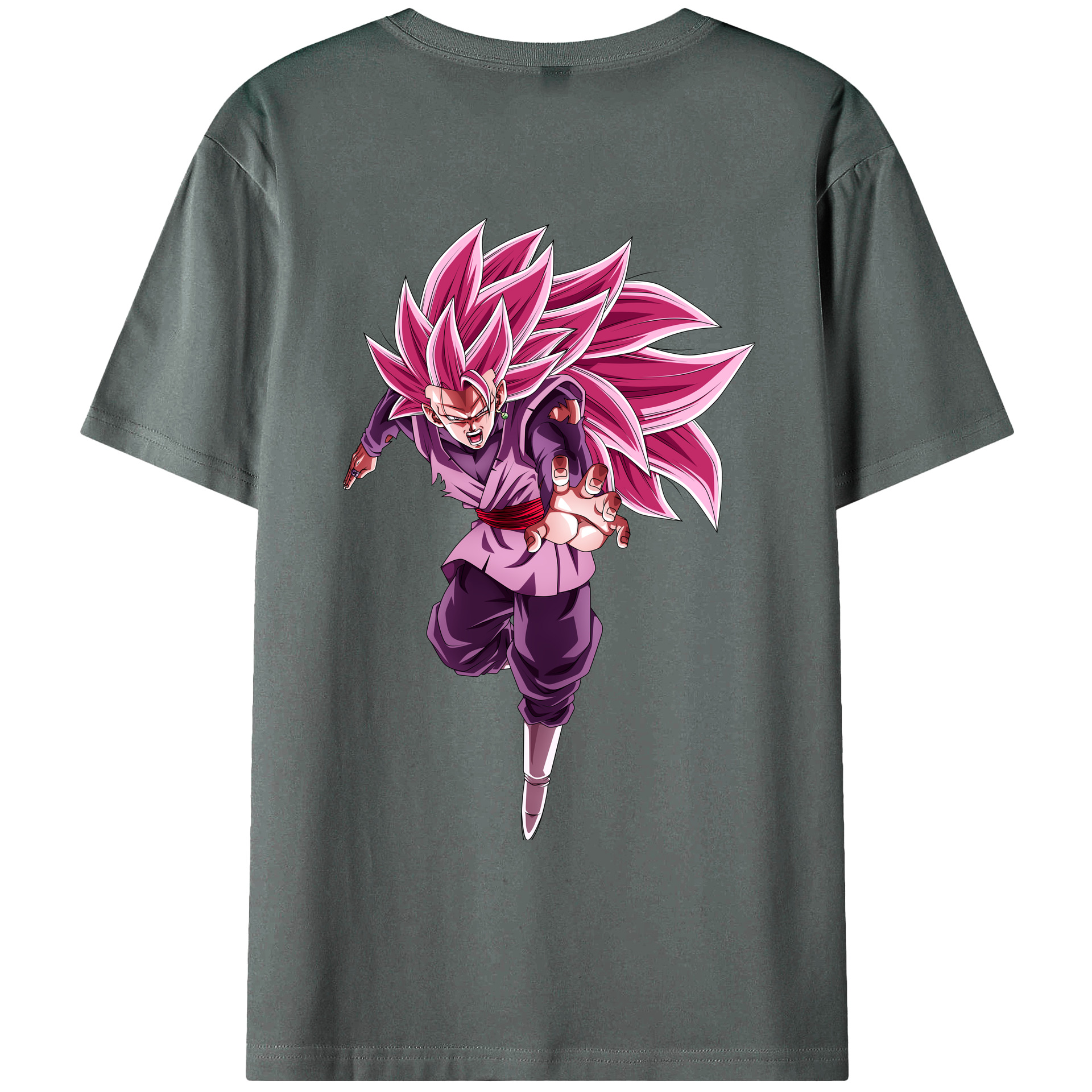 （画像用） ドラゴンボール ベジット DRAGON BALL Vegetto 綿100％ メンズ半袖Tシャツ（バックプリント） 通気性